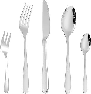Juego de cubiertos de diseño elegante